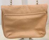 deux lux Blush Leather Turn Lock Crossbody
