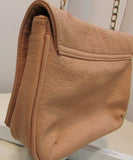 deux lux Blush Leather Turn Lock Crossbody