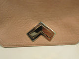deux lux Blush Leather Turn Lock Crossbody