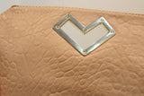 deux lux Blush Leather Turn Lock Crossbody