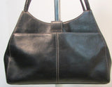 Fossil Black Leather Shoulder Bag