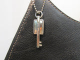 Fossil Black Leather Shoulder Bag