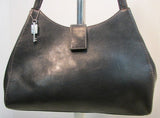 Fossil Black Leather Shoulder Bag