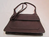 Fossil Brown Leather Organizer Crossbody