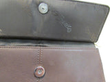 Fossil Brown Leather Organizer Crossbody