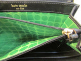 Kate Spade Black Nylon Zip Around Wallet