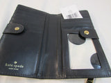 Kate Spade Cherry Lane Black Coated Leather Wallet