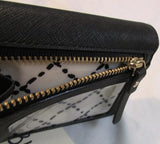 Kate Spade Black Coated Leather Card Case