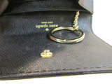 Kate Spade Black Coated Leather Card Case