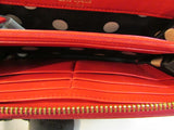 Kate Spade Red Leather Jackson Large Continental Wallet