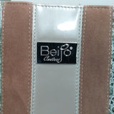 Beijo Olive Green Reptile Bag with Wallet and Dust Bags