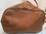 Fossil Brown Drawstring Leather Backpack