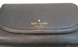 Kate Spade Black Pebble Leather Wallet