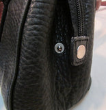 Fossil Black Pebble Leather Purse