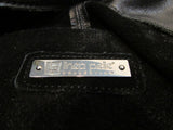 Linea Pelle Black Janis Boho Leather Fringe Tote