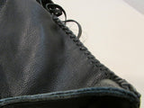Linea Pelle Black Janis Boho Leather Fringe Tote