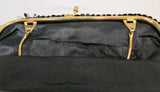 Sharonee Black Beaded Evening Bag