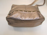 The Sak Grey Metallic Leather Shoulder Bag -NWT