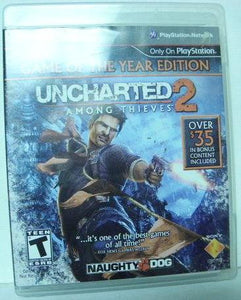PS3 Uncharted 2 Among Thieves Game Of The Year Edition