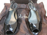 Cole Haan Nike Air Clair OT Sling Back Black Patent Pump