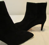 Boden Black Suede High Heel Ankle Boot