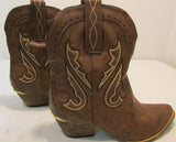 Very Volatile "Calico" Short Cowboy Booties