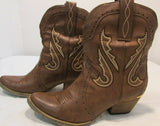 Very Volatile "Calico" Short Cowboy Booties