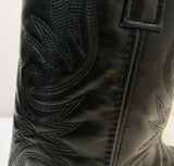 Laredo Black Trucker Western Boots