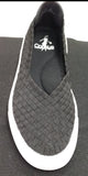 Corkys "Pump" Woven Elastic Memory Foam Flat