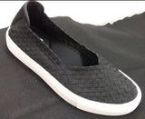 Corkys "Pump" Woven Elastic Memory Foam Flat