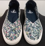 Corkys "Pump" Woven Elastic Memory Foam Flat