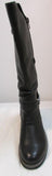Emmshu "Clesy" Black Tall Boot with Buckle Detail