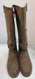 Emmshu "Clesy" Cognac Tall Boot with Buckle Detail
