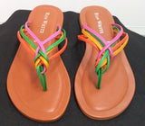 Ron White "Frances" Knotted Napa Leather Thong Sandal