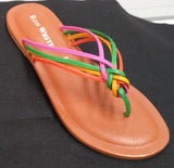 Ron White "Frances" Knotted Napa Leather Thong Sandal