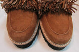 Ron White "Skylar" Cognac Waterproof Fringe Loafer