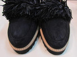 Ron White "Skylar" French Navy Waterproof Fringe Loafer