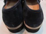 Ron White "Skylar" French Navy Waterproof Fringe Loafer