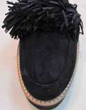 Ron White "Skylar" French Navy Waterproof Fringe Loafer