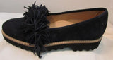 Ron White "Skylar" French Navy Waterproof Fringe Loafer