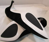 Ron White "Marium Laser" Onyx Embossed Velvet Pump