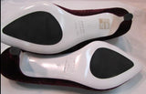 Ron White "Marium Laser" Wine Embossed Velvet Pump