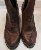 Ron White "Halsey" Cognac Burnished Calf Ankle Boot