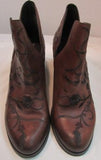 Ron White "Halsey" Cognac Burnished Calf Ankle Boot