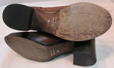 Ron White "Halsey" Cognac Burnished Calf Ankle Boot
