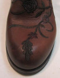 Ron White "Halsey" Cognac Burnished Calf Ankle Boot