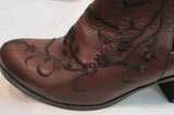 Ron White "Halsey" Cognac Burnished Calf Ankle Boot