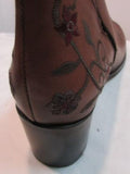 Ron White "Halsey" Cognac Burnished Calf Ankle Boot