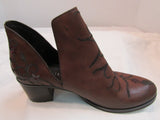 Ron White "Halsey" Cognac Burnished Calf Ankle Boot