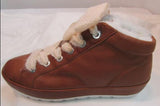 Ron White "Kleo" Cognac Tumbled Calf Sneaker